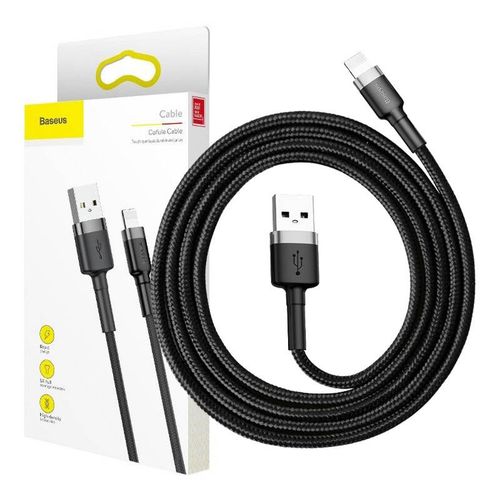 kabel lightning usb baseus cafule 1,5a 2m (szaro-czarny) na Arena.pl
