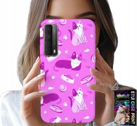 ETUI DO HUAWEI P SMART 2021 - LOVE CAT, WZORY Z KOTAMI KOTY, POKROWIEC