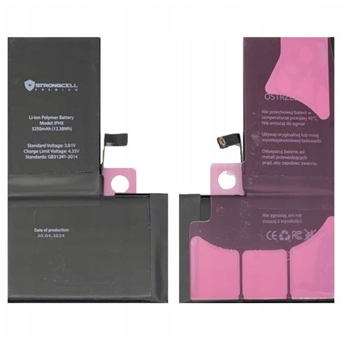 Bateria do iPhone X Większa Pojemność A1865 A1901 STRONGCELL ŚWIEŻA na Arena.pl