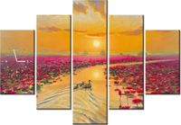 105CM 150CM ZEGAR 5 ELEM KACZKI LILIACH DRUK OBRAZ