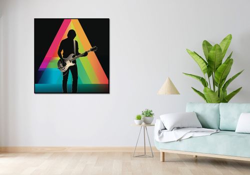 Plakat 100x100cm Pryzmat przez Gitarę na Arena.pl