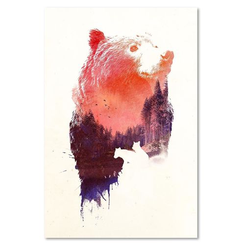 Obraz na płótnie - Canvas, Król lasu 1 40x60 na Arena.pl