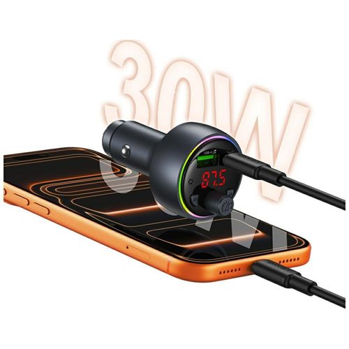 ładowarka samochodowa usams cc328 30w    1xusb-a 1xusb-c bluetooth fm na Arena.pl