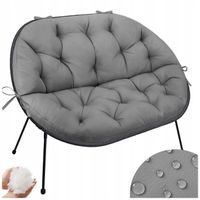 WODOODPORNA PODUSZKA NA 2-OS ŁAWKE SOFE ŻYŁKOWĄ ACAPULCO OGRODOWA SZARY