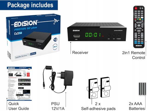 TUNER EDISION PROTON S2 DVB-S2 na Arena.pl