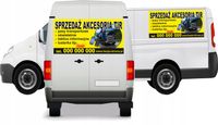 Reklama Naklejka na samochód SPRZEDAŻ AKCESORIA