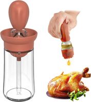 Rozpylacz oleju ze szczoteczką - Dozownik oleju 2w1 - 180ml