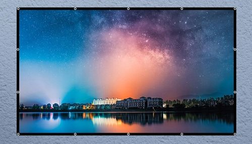 EKRAN PROJEKCYJNY do projektora Rzutnika Przenośny Zwijany 16:9 120 Cali na Arena.pl