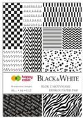 blok z motywami black&white 80g/m2 a4/15k 4659