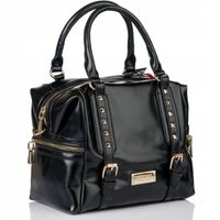 MONNARI Torebka damska kuferek Listonoszka Pojemny PREMIUM Dżety Pojemny