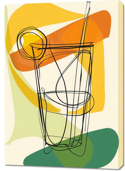 Obraz 70x100cm Koktajl Artystyczny zdjęcie 1