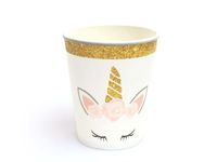 Kubeczki papierowe Piękny Jednorożec