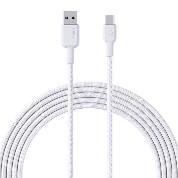 Kabel Aukey CB-NAC1 USB-A do USB-C 1m (biały) zdjęcie 1