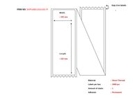 Capture Ship-label 102 x 192mm,