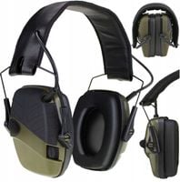 SŁUCHAWKI AKTYWNE OCHRONNE NAUSZNIKI TAKTYCZNE STRZELECKIE REDUKCJA