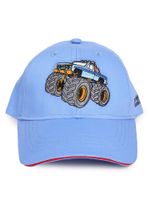 Czapka z daszkiem bejsbolówka chłopięca niebieska 50-54 YOCLUB