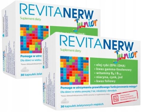 REVITANERW JUNIOR 2x30 kapsułek zdjęcie 1