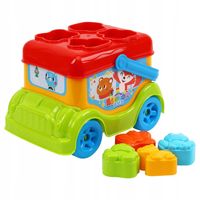 sorter edukacyjny autobus kształty kolorowy zestaw technok  9840