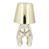 Lampka nocna GOLD MAN Art Deco siedzący (wzór 2) MLTL