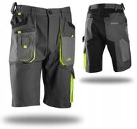 KRÓTKIE SPODENKI MĘSKIE Spodnie robocze ELASTYCZNE szorty SLIM STRETCH