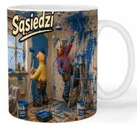 Kubek ceramiczny Sąsiedzi - Pat i Mat