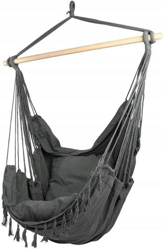 FOTEL WISZĄCY KRZESŁO BRAZYLIJSKIE HUŚTAWKA HAMAK na Arena.pl