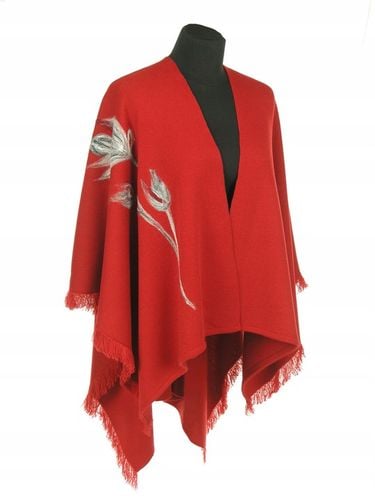 CZERWONE PONCZO Z HAFTEM R. UNI 42 - 48 50 52- 56 na Arena.pl