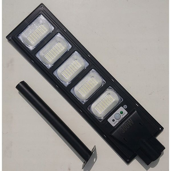 Latarnia Solarna Led Smd 300W + Pilot + Mocowanie zdjęcie 1