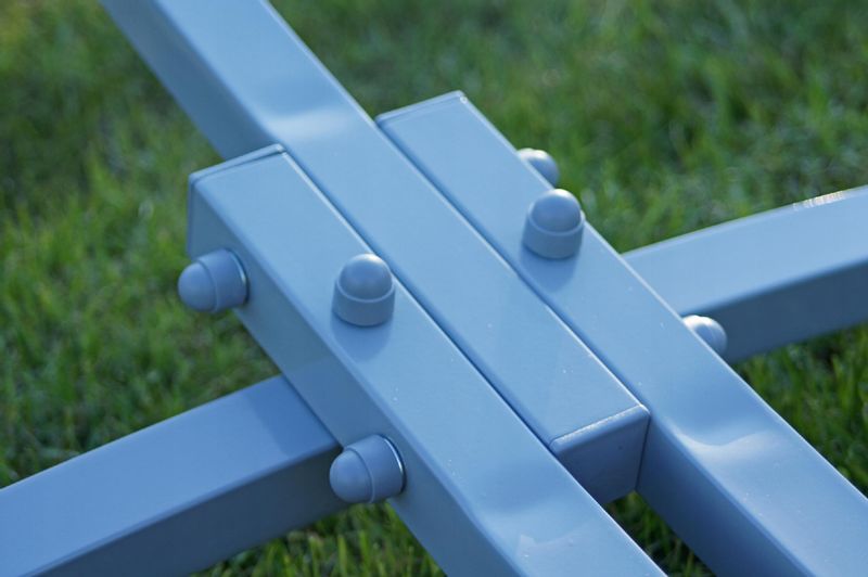 POTENZA Stelaż GRANDE ocynk 220kg + Hamak Medellin Creme zdjęcie 8