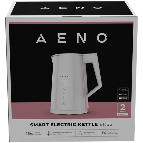AENO Czajnik EK8S Smart (1.7L), Biały na Arena.pl