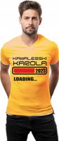 Koszulka z nadrukiem PREZENT na wieczór kawalerski
