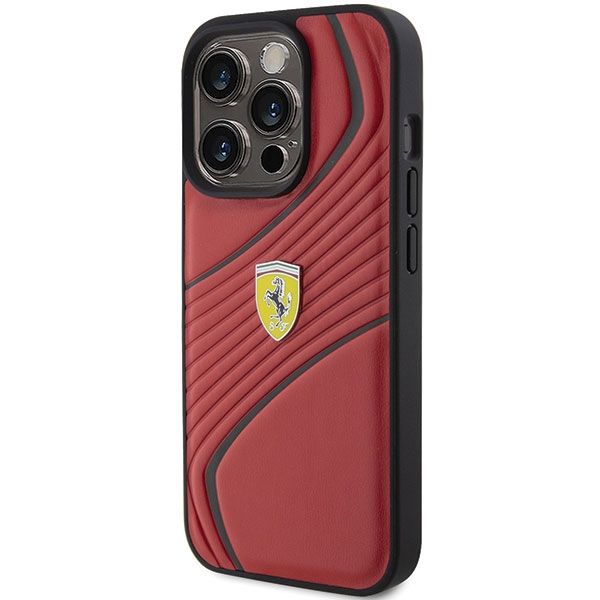 Etui Ferrari do iPhone 15 Pro, Czerwony zdjęcie 2