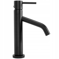 BATERIA UMYWALKOWA LEVEL CZARNA BLACK NISKA - REA