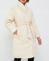 Płaszcz puchowy damski CALVIN KLEIN ecru L