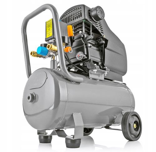 KOMPRESOR OLEJOWY SPRĘŻARKA POWIETRZA TŁOKOWA 8 BAR 24L MOCNY WYDAJNY na Arena.pl