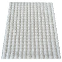 Dywan MERLIN 3D White 160 x 200 cm biały