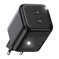 Ładowarka sieciowa USB-C GaN 45W - czarna