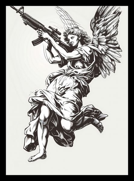 Plakat 20,5x28,4cm Anioł Wojny zdjęcie 2