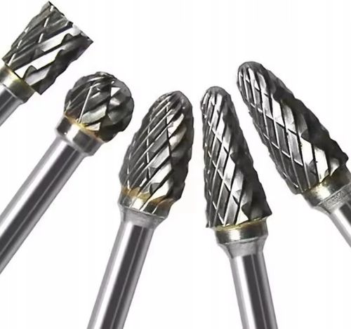 FREZY TRZPIENIOWE DO METALU 10SZT Z WĘGLIK WOLFRAMU Z WĘGLIKA na Arena.pl