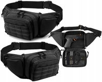 Nerka Duża Saszetka Taktyczna Wojskowa Moll Kabura  T28_Aaa_Czarny