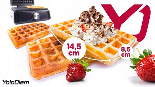 GOFROWNICA 2300W 2 DUŻE GOFRY REGULACJA CHRUPKOŚCI NIEPRZYWIERAJĄCA na Arena.pl