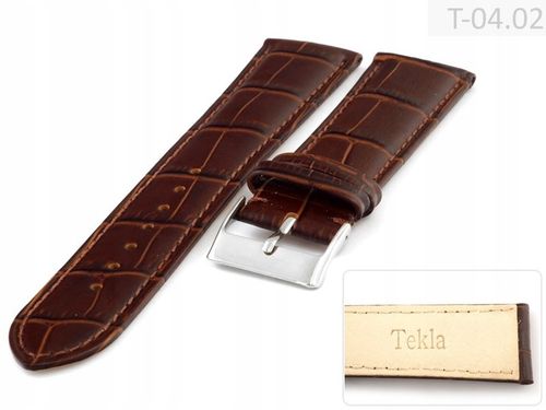 Pasek do zegarka skórzany Tekla T-04.02 PRO uniwerslany 20 mm + teleskopy na Arena.pl