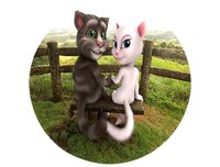 Opłatek na tort Gadający Kot