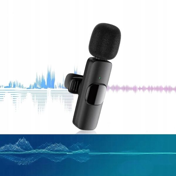 ZESTAW 2x MIKROFON KRAWATOWY BEZPRZEWODOWY USB C NA KLIPS USBC 2 MIKROFONY zdjęcie 5