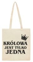 EKO TORBA Z NADRUKIEM prezent królowa zakupów imię