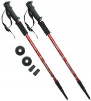 KIJKI Trekkingowe NORDIC WALKING Do Chodzenia Kije REGULOWANE 135cm 2663