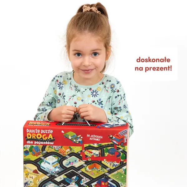 Duuuże puzzle 35 elementów. Droga dla pojazdów zdjęcie 6