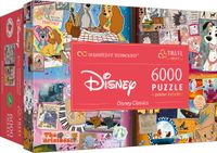 puzzle 6000 the great book of disney 81037