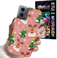 ETUI CASE DO MOTOROLA MOTO G34 5G - ŚWIĄTECZNE WZORY NA ŚWIĘTA RENIFER