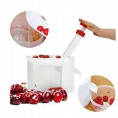 DRYLOWNICA DO WIŚNI CZEREŚNI OWOCÓW Z PRZYSSAWKĄ